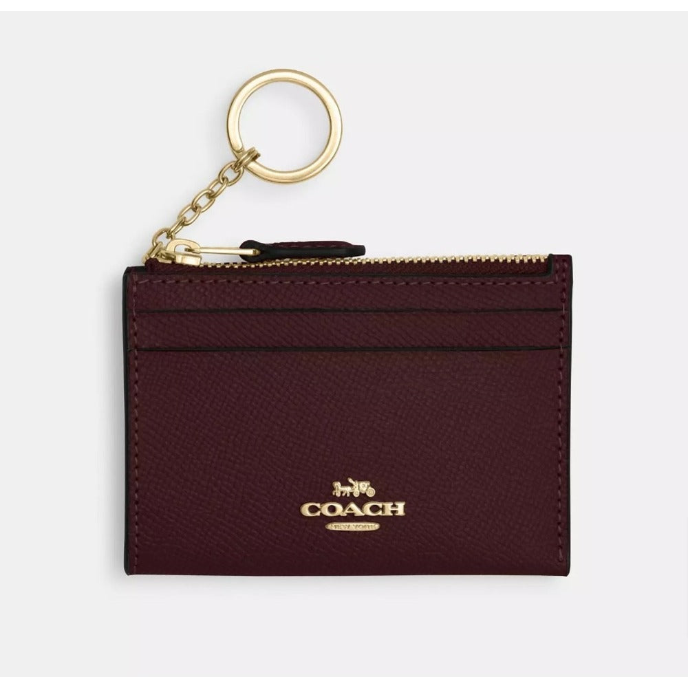 Coach Mini Skinny Id Case / Merlot