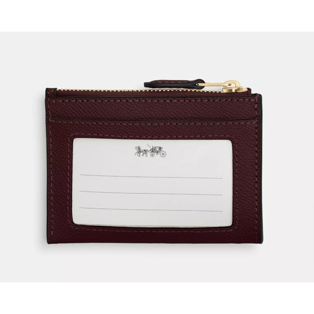 Coach Mini Skinny Id Case / Merlot