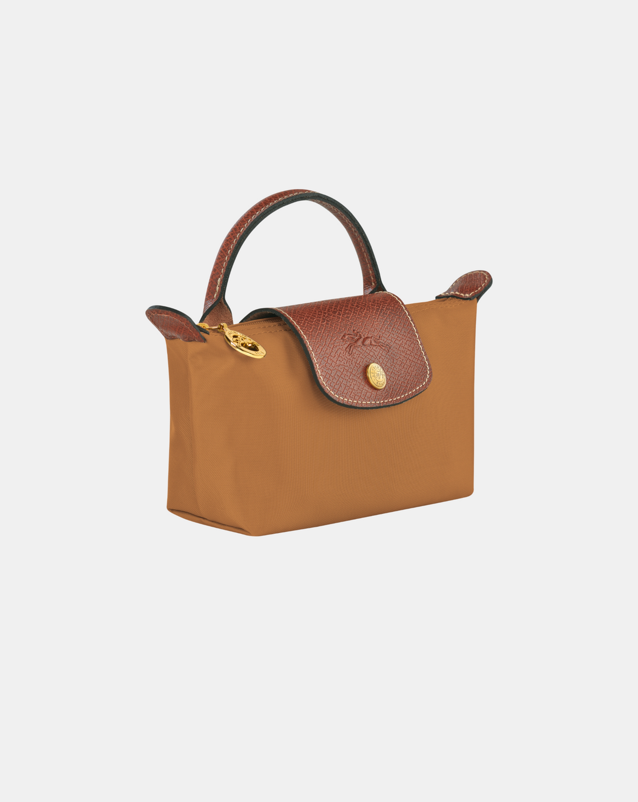 Longchamp Le Pliage Original Pouch with Handle - Fawn - Recycled Canvas