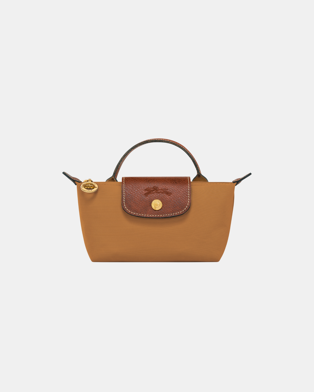 Longchamp Le Pliage Original Pouch with Handle - Fawn - Recycled Canvas