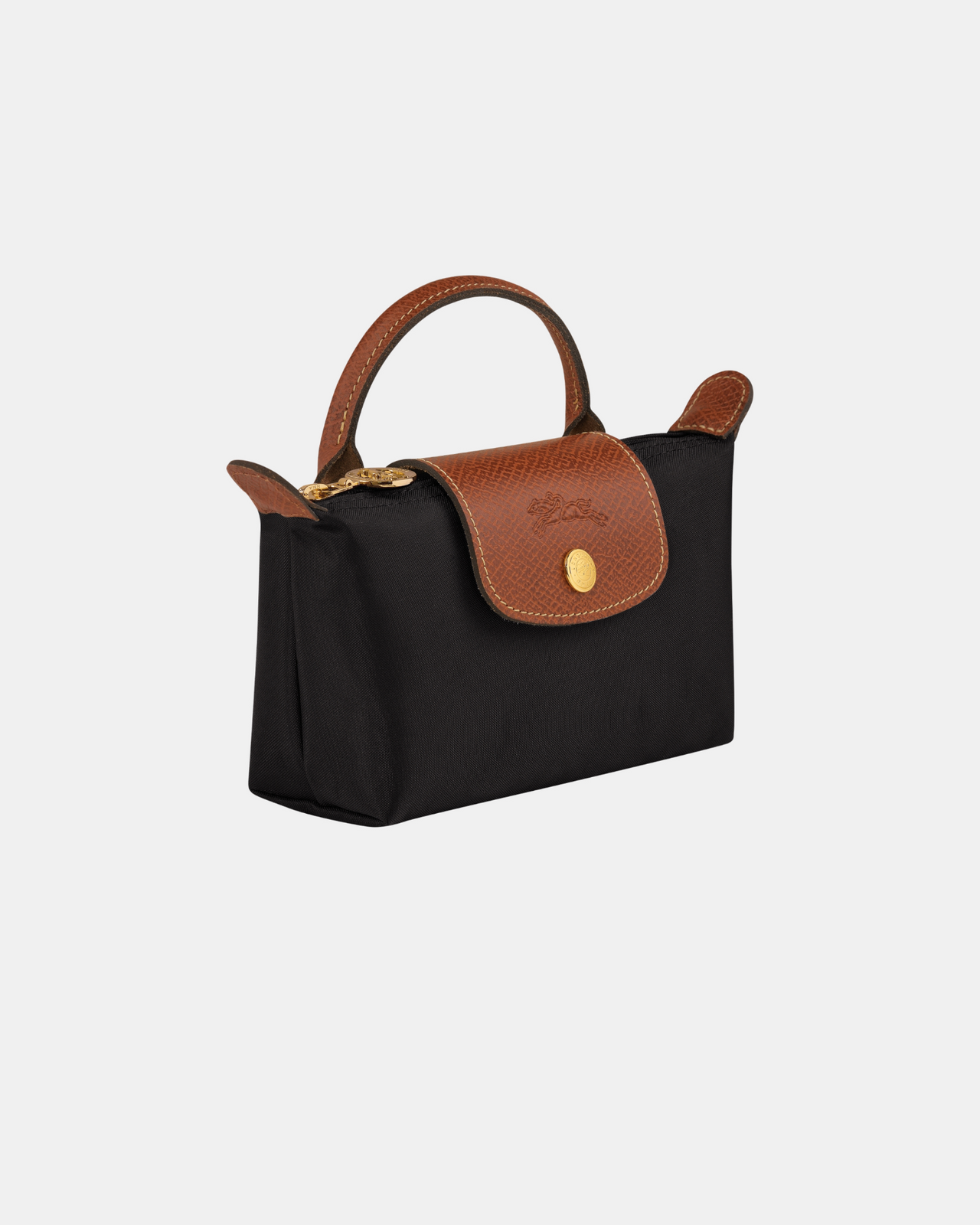Longchamp Le Pliage Original Pouch with Handle - Black - Recycled Canvas