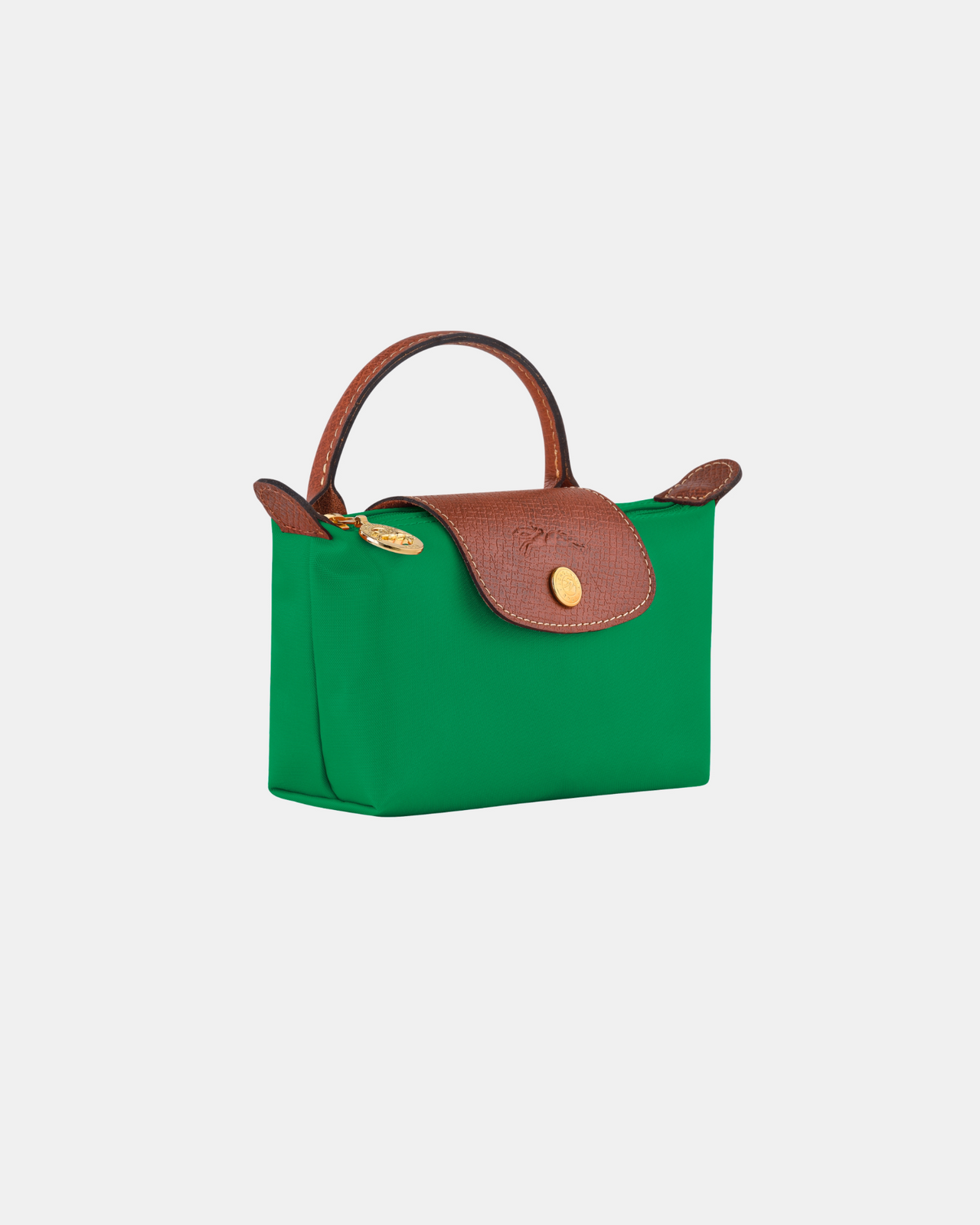 Longchamp Le Pliage Original Pouch with Handle - Green - Recycled Canvas